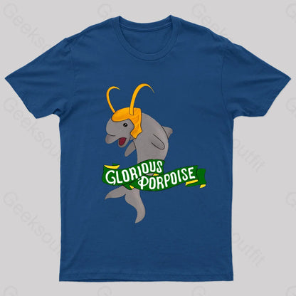 Glorious Porpoise Nerd T-Shirt Navy / S