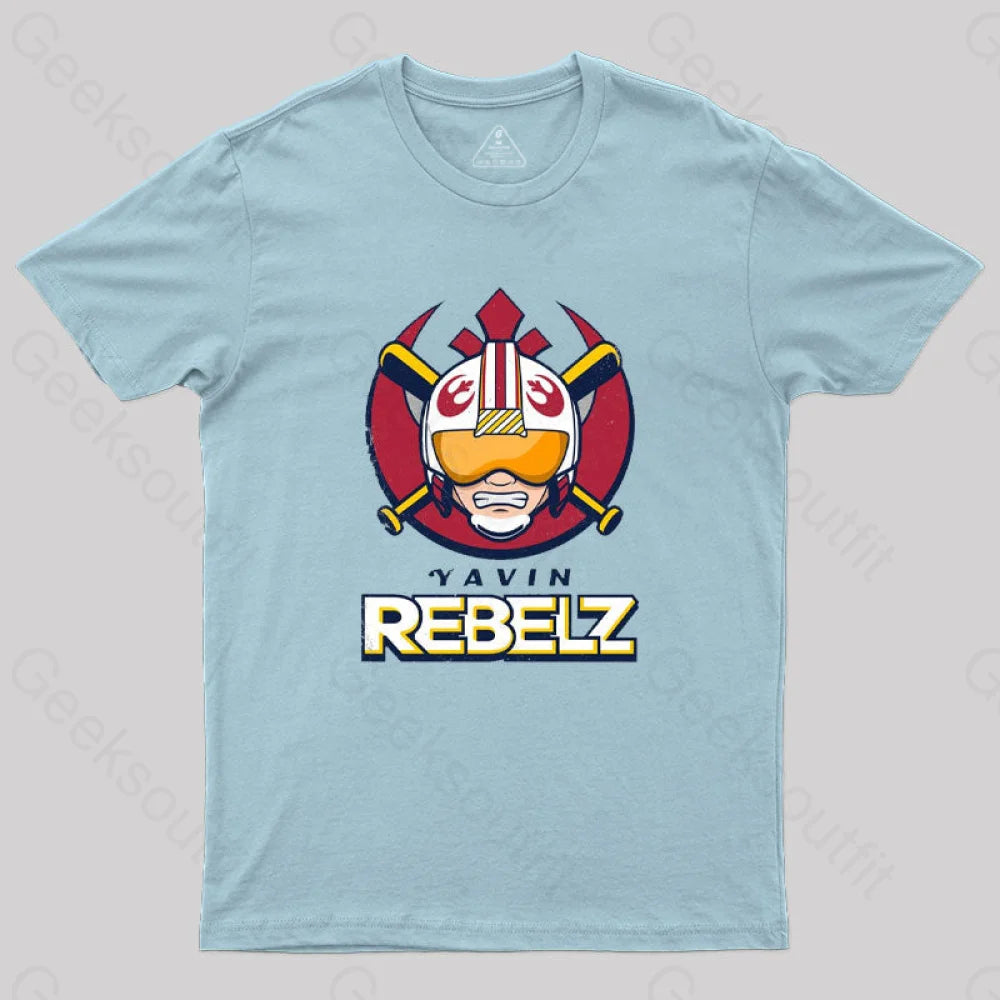 Go Rebelz T-Shirt Light Blue / S