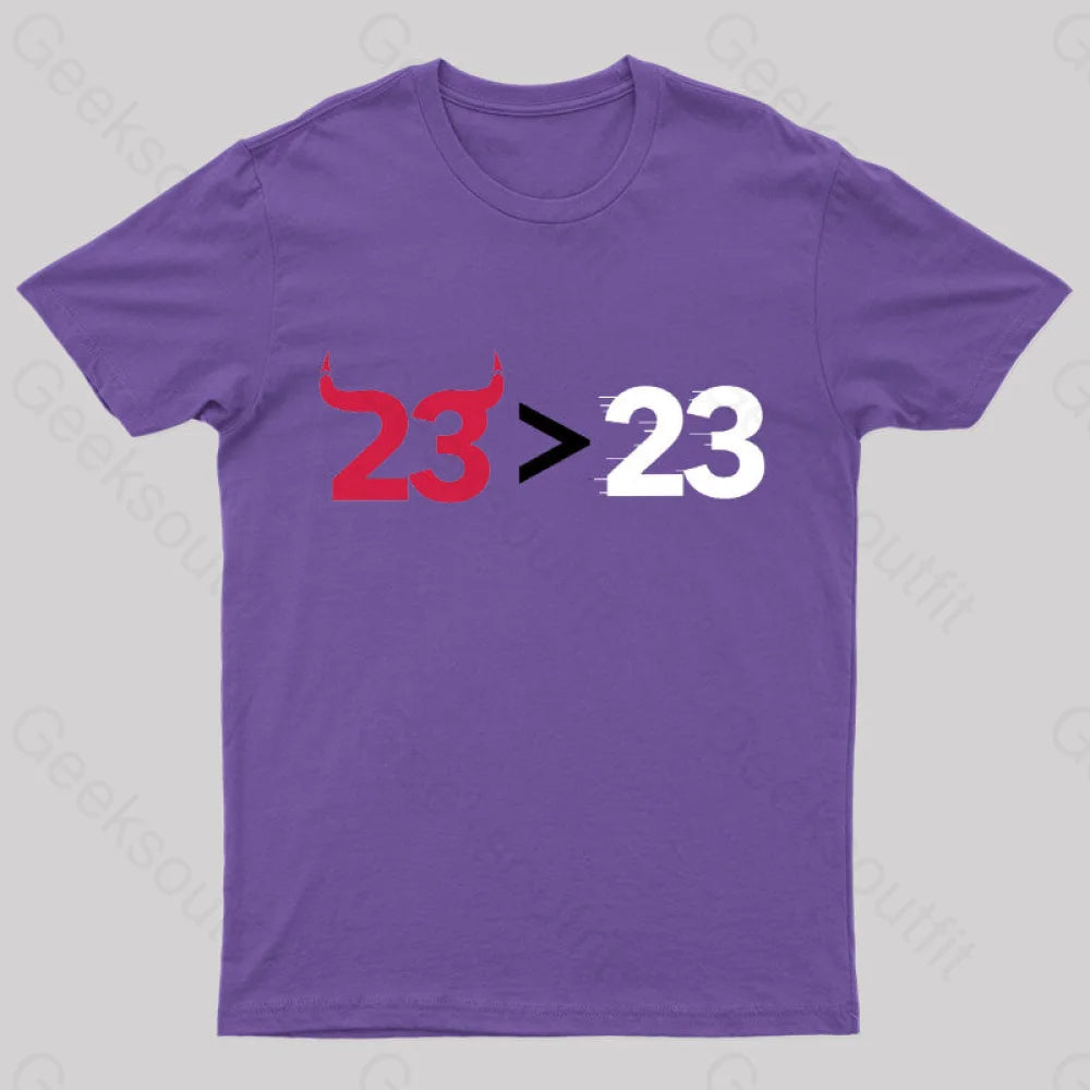 Goat Math T-Shirt Purple / S