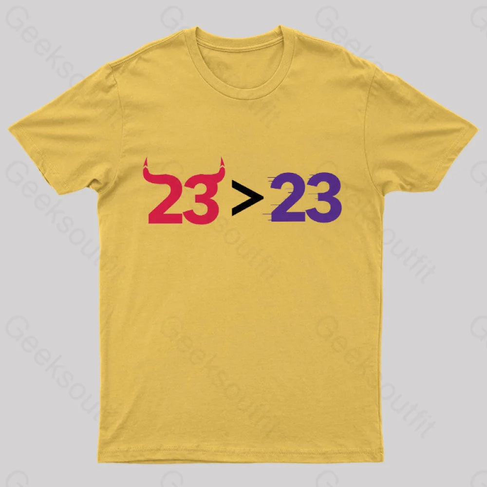 Goat Math T-Shirt Yellow / S