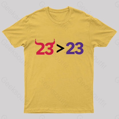 Goat Math T-Shirt Yellow / S