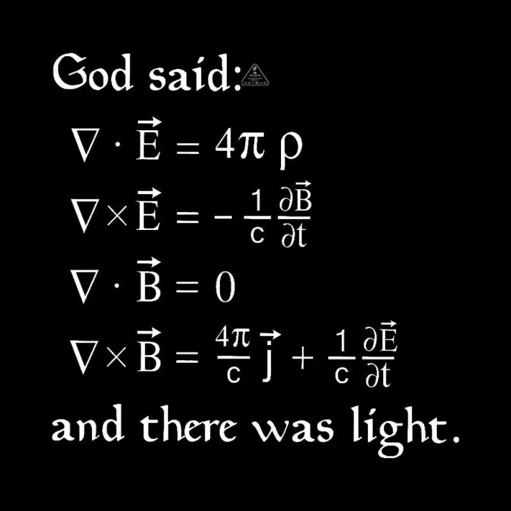 God Said Funny Math Geek T-Shirt