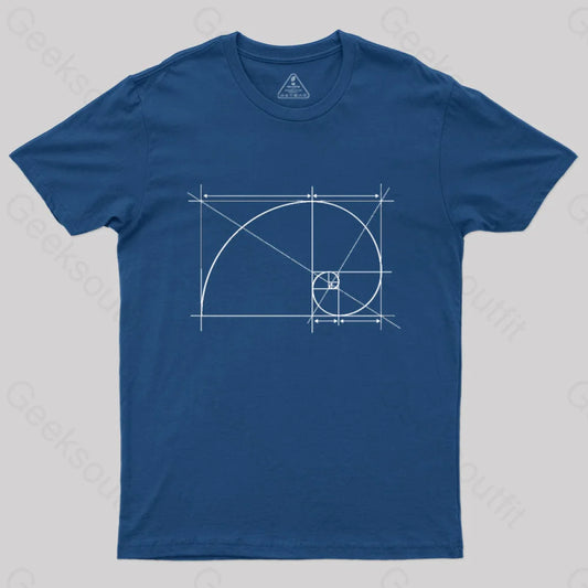 Golden Ratio T-Shirt Navy / S