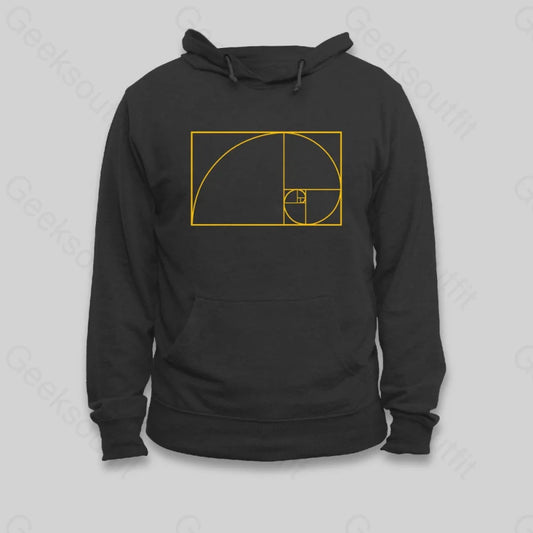 Golden Spiral Hoodie - Geeksoutfit