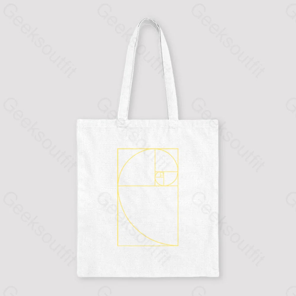 Golden Spiral Unisex Tote Bag