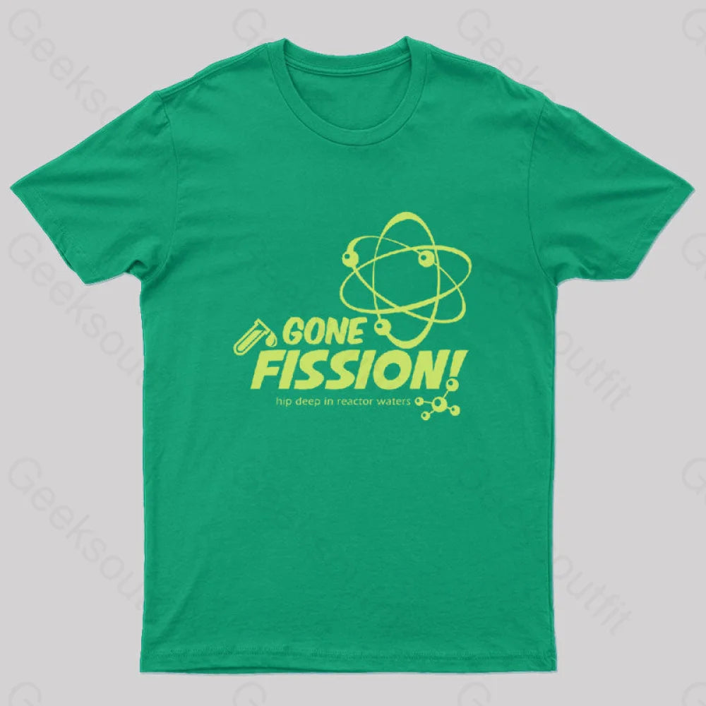 Gone Fission! Punny T-Shirt Green / S