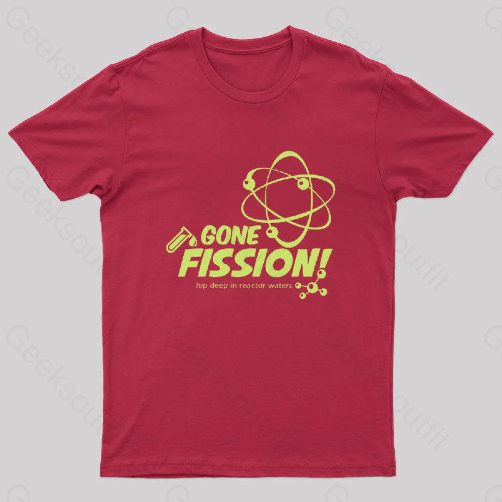 Gone Fission! Punny T-Shirt Red / S