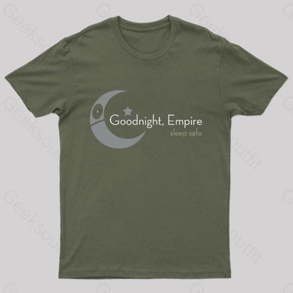 Goodnight Empire Geek T-Shirt Army Green / S