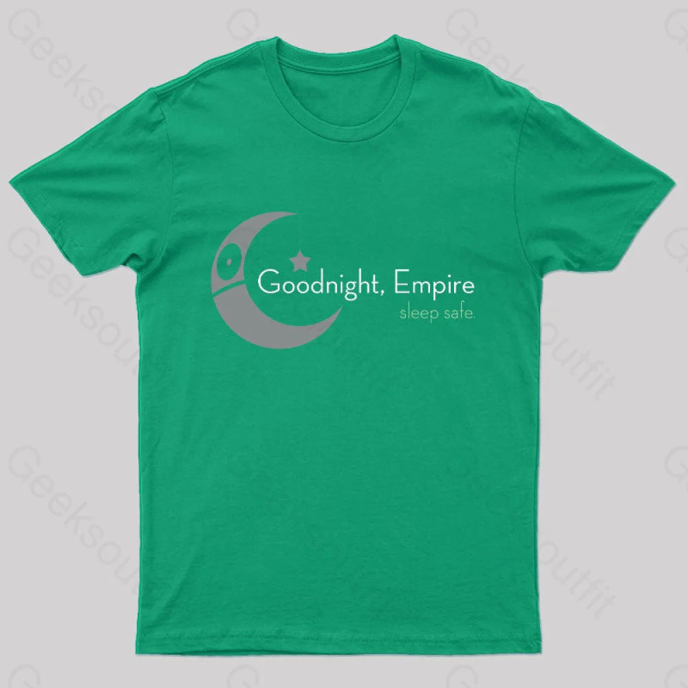 Goodnight Empire Geek T-Shirt Green / S