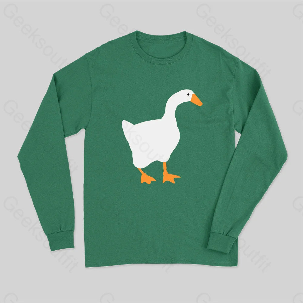 Goose Long Sleeve T-Shirt Green / S