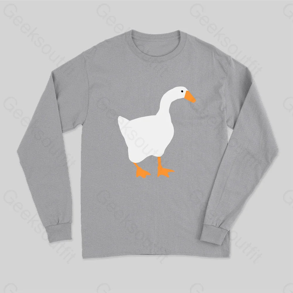 Goose Long Sleeve T-Shirt Grey / S