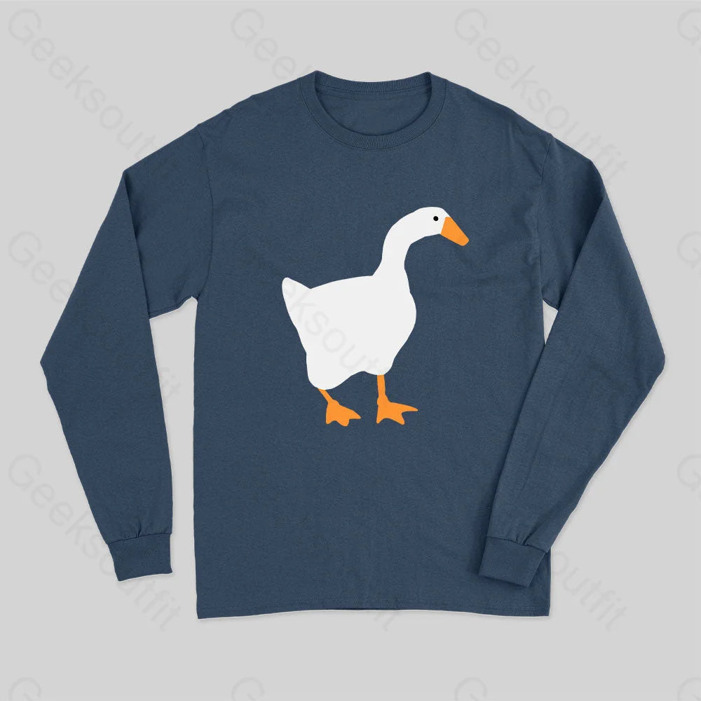 Goose Long Sleeve T-Shirt Navy / S