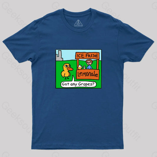 Got Any Grapes Geek T-Shirt Navy / S