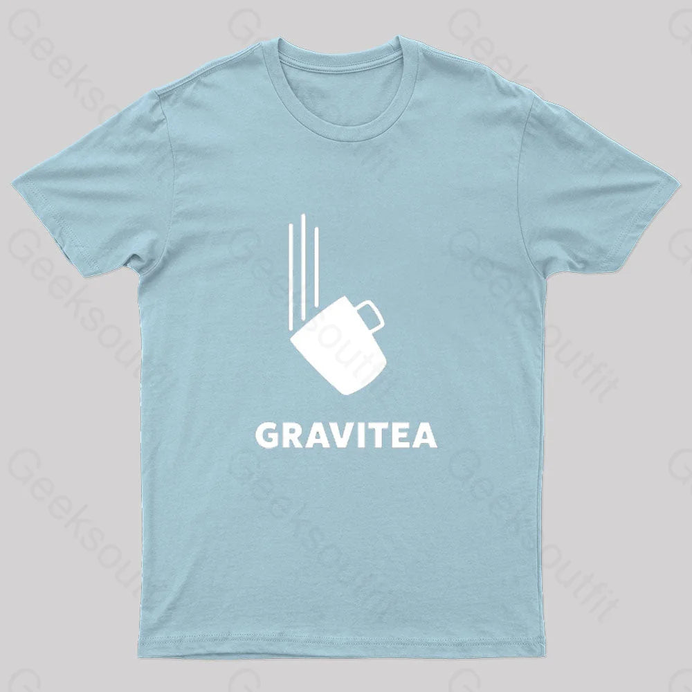 Gravitea Nerd T-Shirt Light Blue / S