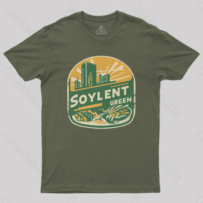 Green Horizon Soylent Geek T-Shirt Army / S