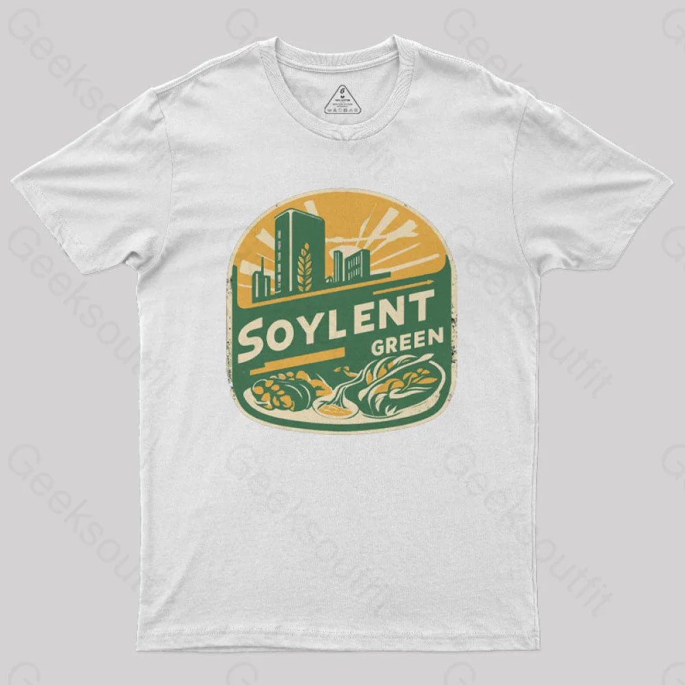 Green Horizon Soylent Geek T-Shirt White / S