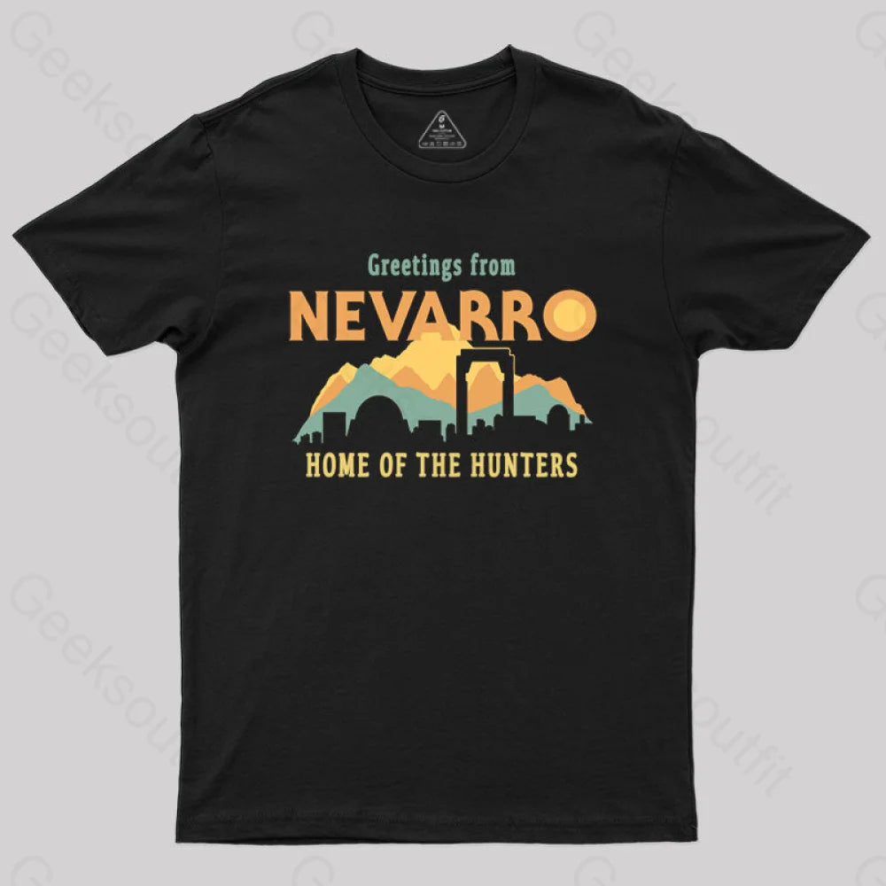 Greetings From Nevarro T-Shirt Black / S