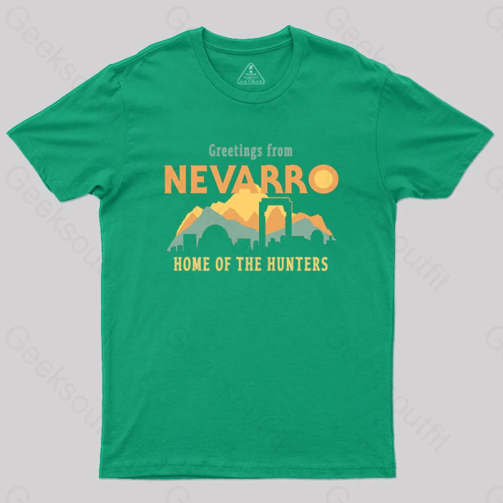 Greetings From Nevarro T-Shirt Green / S