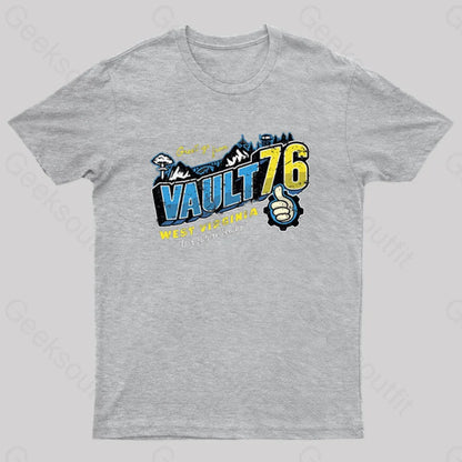 Greetings From Wv Vault Geek T-Shirt Grey / S