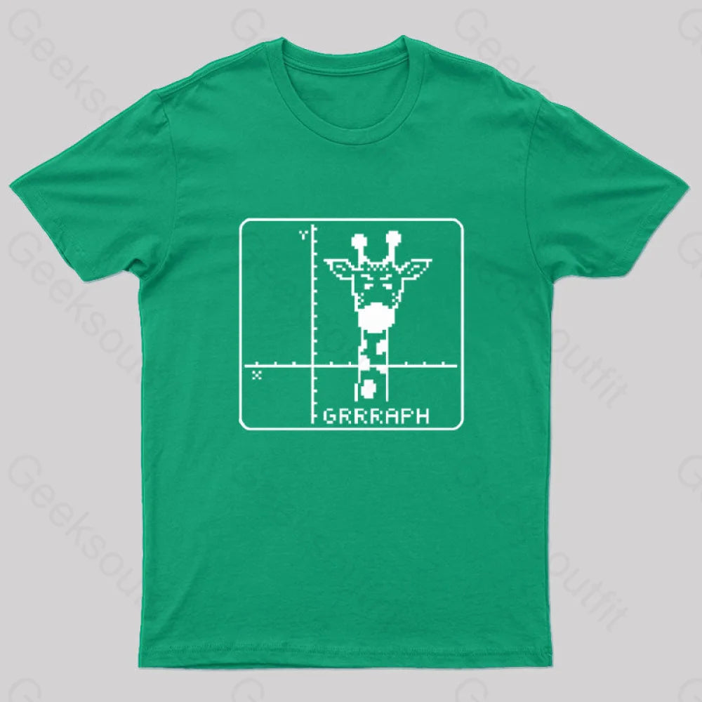 Grrraph Geek T-Shirt Green / S