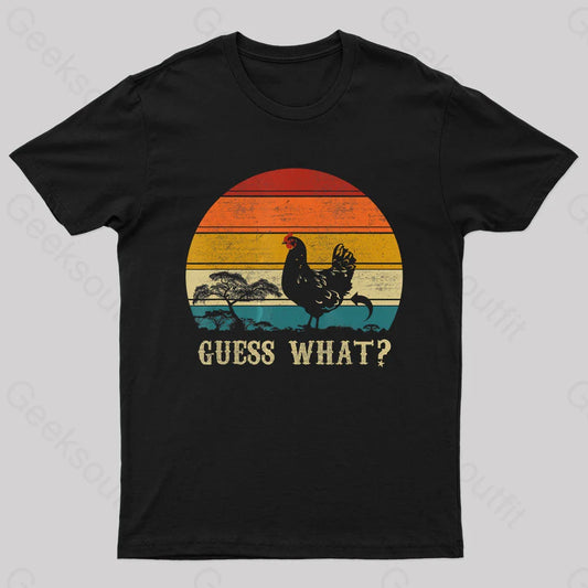 Guess What Nerd T-Shirt Black / S