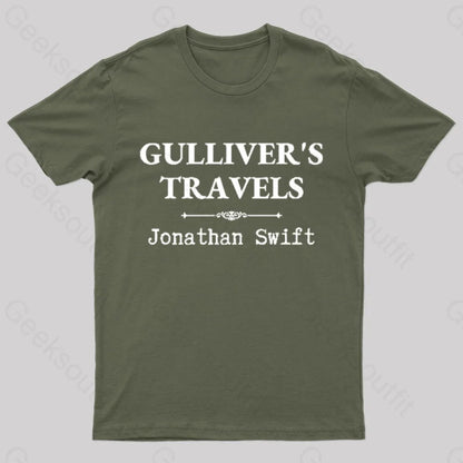 Gulliver’s Travels Nerd T-Shirt Army Green / S