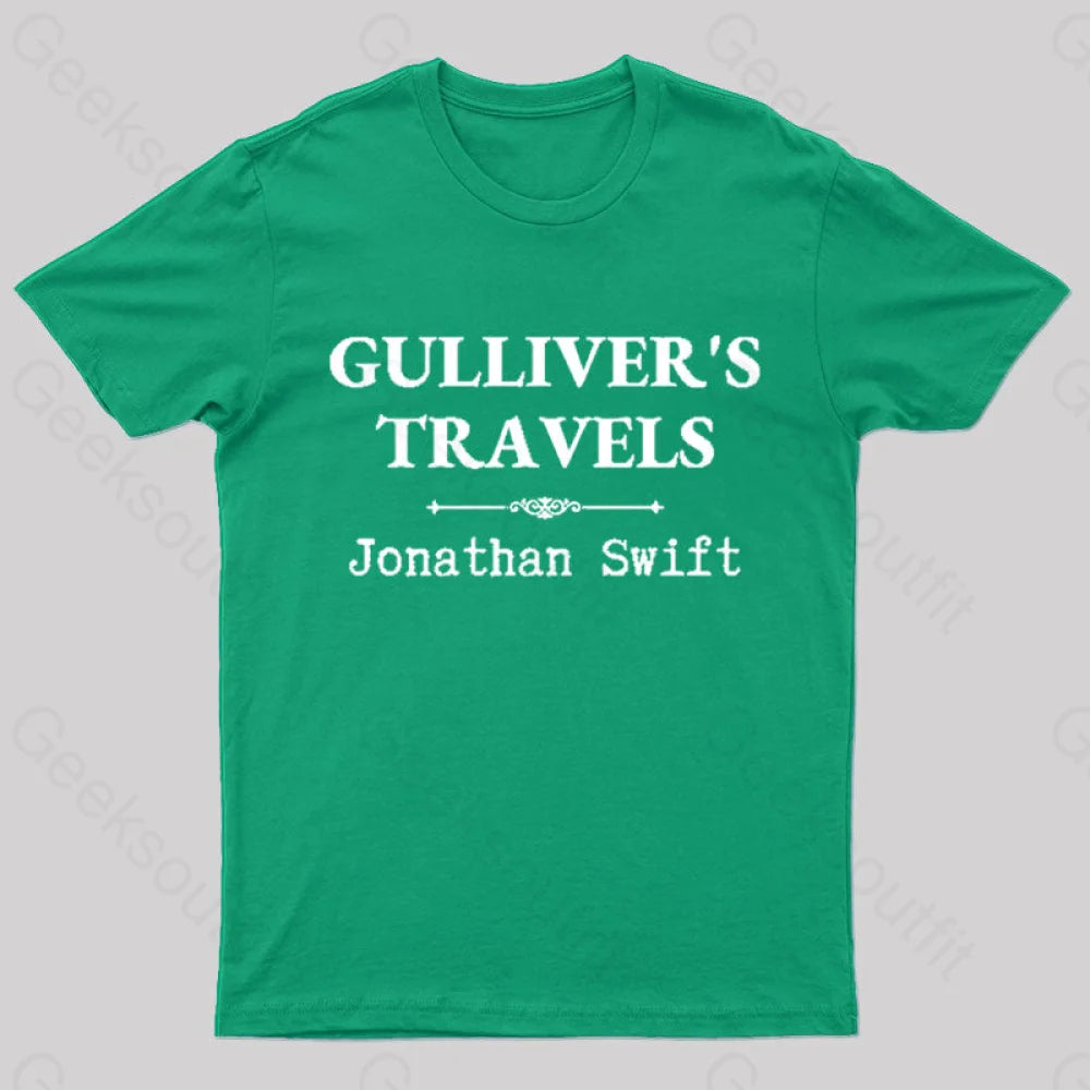 Gulliver’s Travels Nerd T-Shirt Green / S