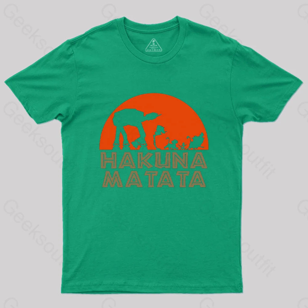 Hakuna Matata T-Shirt Green / S