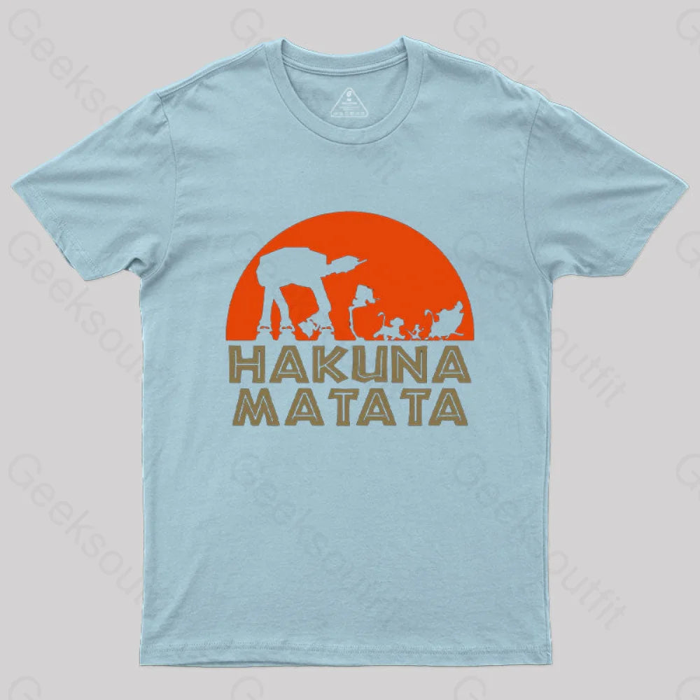 Hakuna Matata T-Shirt Light Blue / S