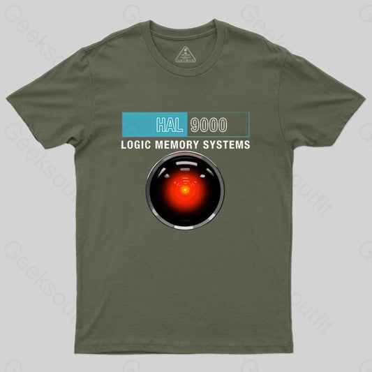 Hal 9000 T-Shirt Army Green / S