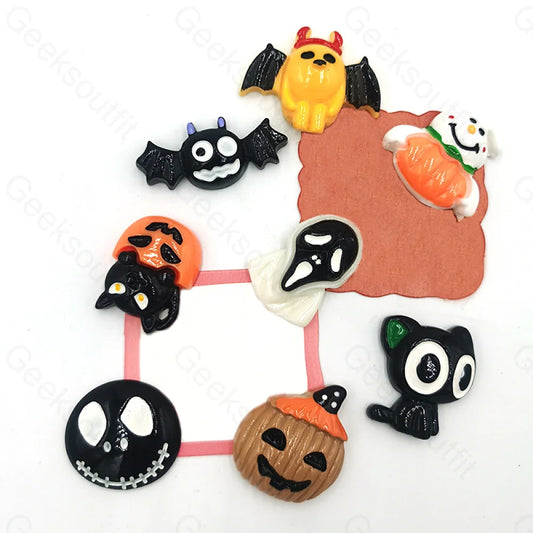 Halloween Decoration Magnetic Sticker Set Of Eight