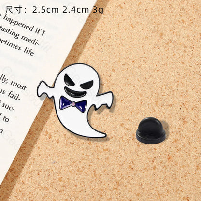 Halloween Pumpkin Skull Pins Cz0116-2