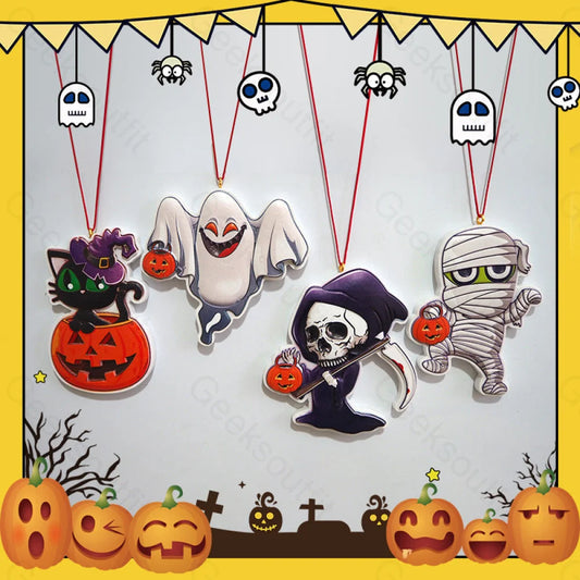 Halloween Stereo Resin Magnetic Sticker