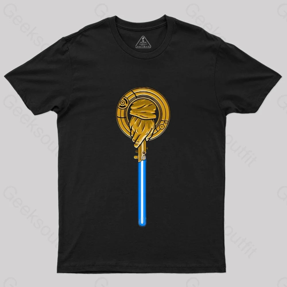 Hand Of The Light Side T-Shirt Black / S