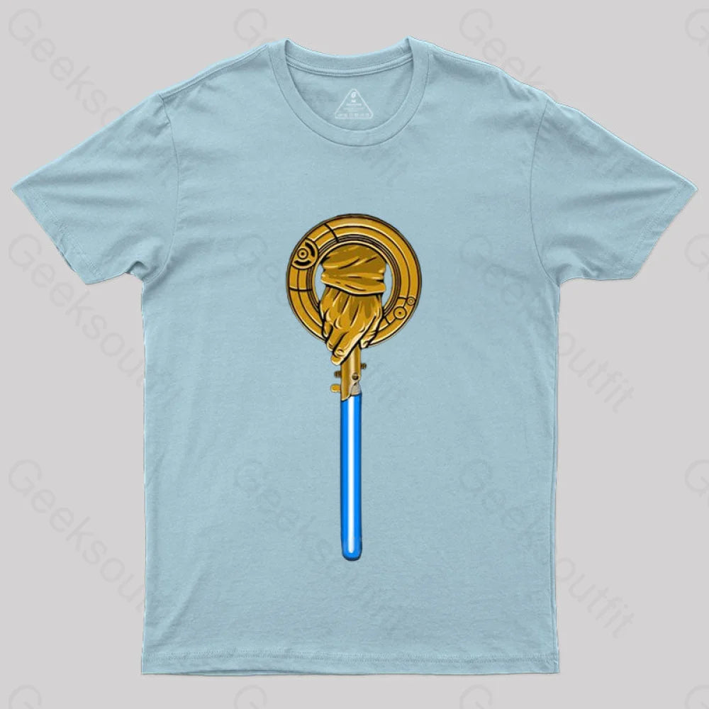 Hand Of The Light Side T-Shirt Blue / S