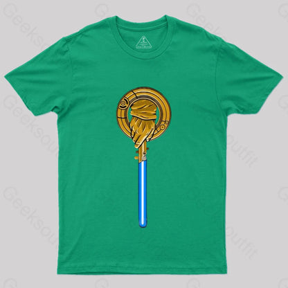 Hand Of The Light Side T-Shirt Green / S