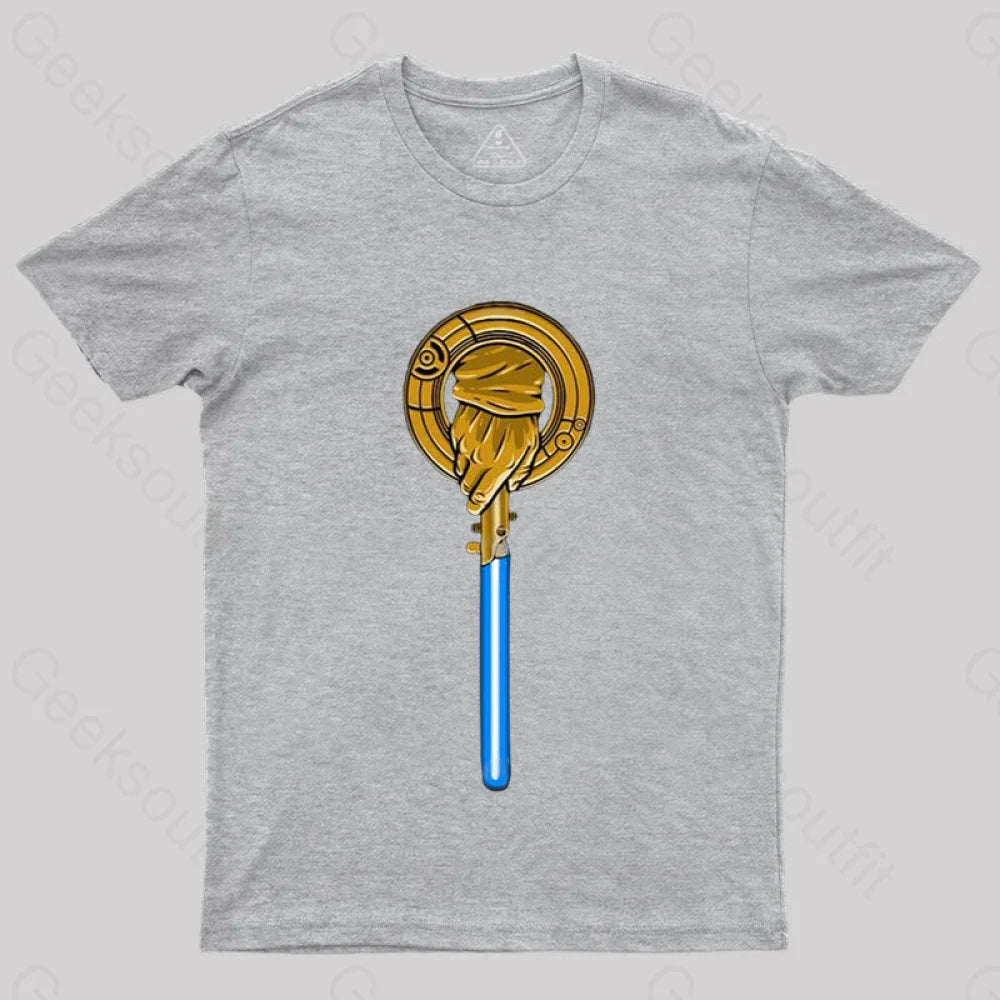 Hand Of The Light Side T-Shirt Grey / S