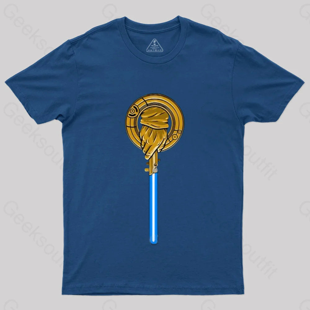 Hand Of The Light Side T-Shirt Navy / S