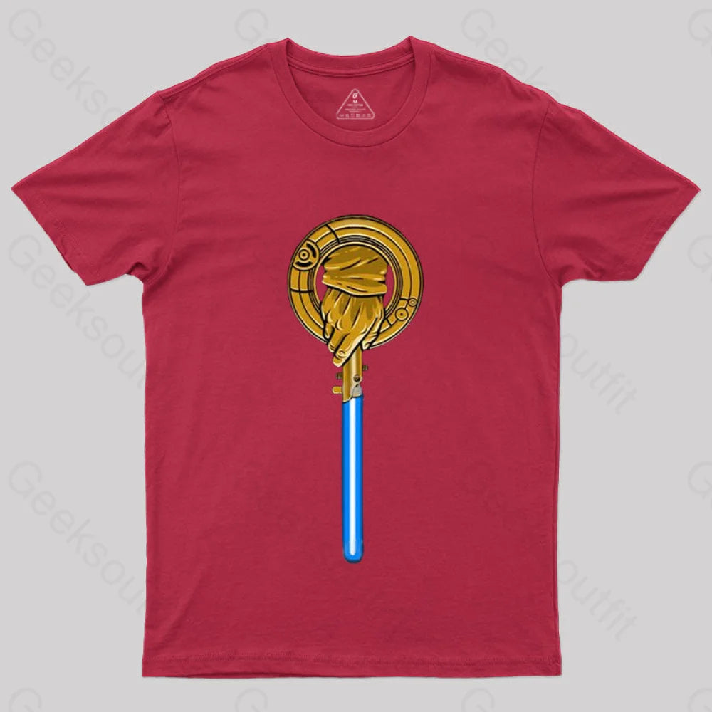 Hand Of The Light Side T-Shirt Red / S