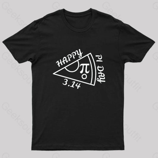 Happy Pi Day Geek T-Shirt Black / S