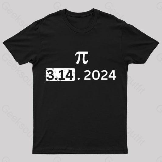 Happy Pi Day Geek T-Shirt Black / S