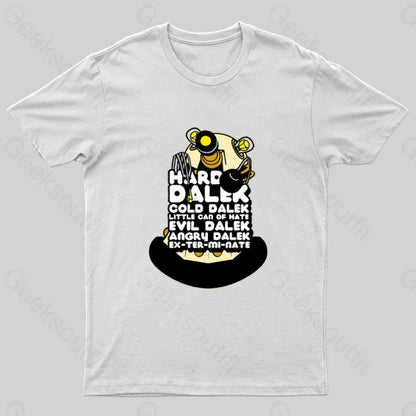 Hard Dalek Geek T-Shirt White / S