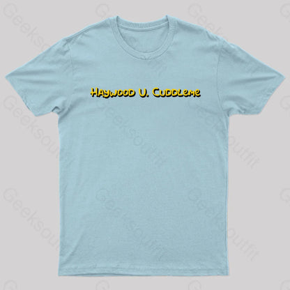 Haywood U Cuddleme Geek T-Shirt Light Blue / S