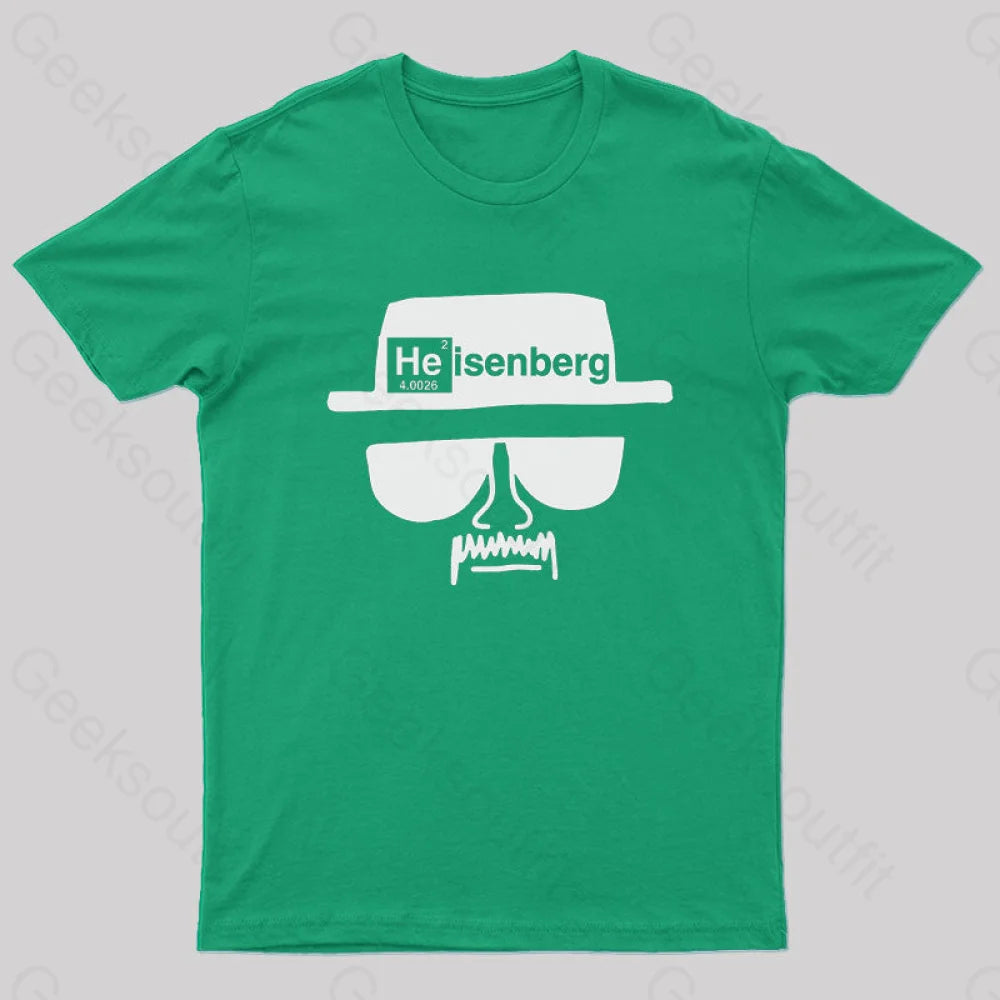 Heisenberg Hat Nerd T-Shirt Green / S