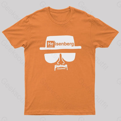 Heisenberg Hat Nerd T-Shirt Orange / S