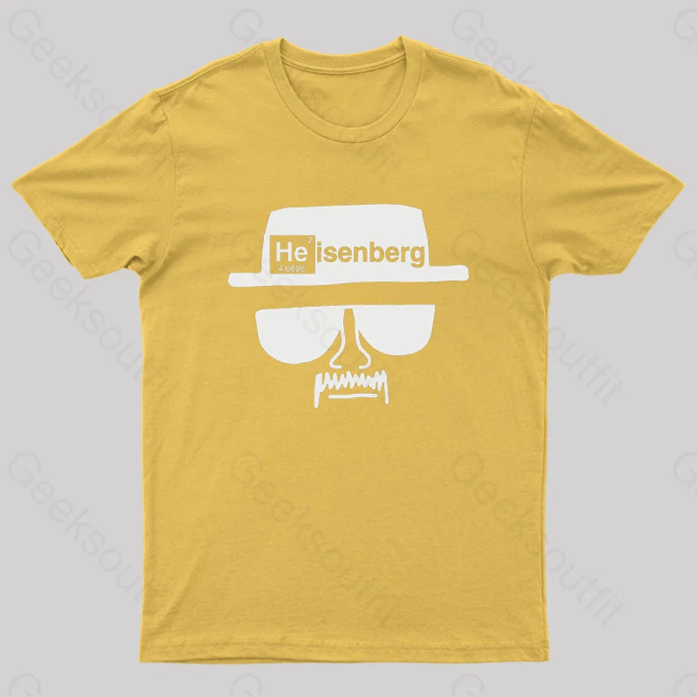 Heisenberg Hat Nerd T-Shirt Yellow / S