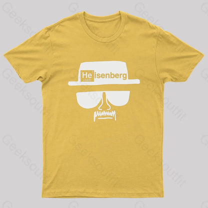 Heisenberg Hat Nerd T-Shirt Yellow / S