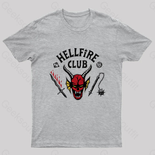 Hell Fire Club Geek T-Shirt Grey / S