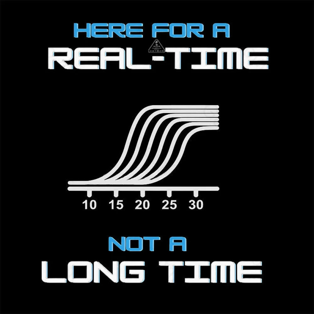 Here For A Real Time Not Long T-Shirt