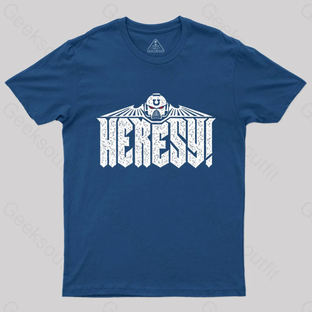 Heresy! T-Shirt Navy / S